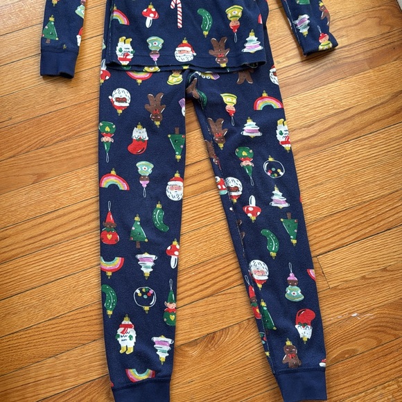 Christmas Hanna Andersson Size 10 child Holiday Pajamas/ good condition - Picture 3 of 5